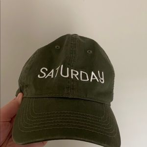 Green Saturday hat